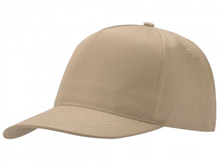 Бейсболка Poly 5-ти панельная 120 гр, песочный