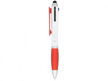 Шариковая ручка Nash 4 в 1, белый/красный