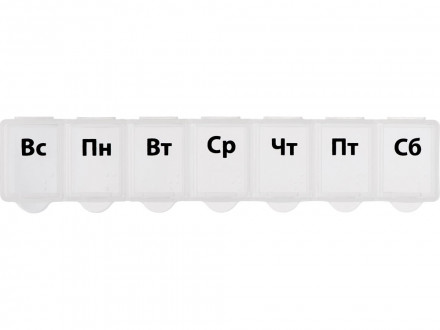 Футляр для мелочей One week, прозрачный