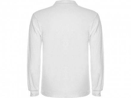 Рубашка поло Estrella детская с длинным рукавом, белый