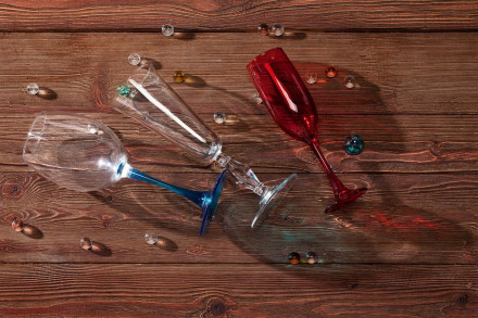 Бокал для вина Enjoy, оранжевый