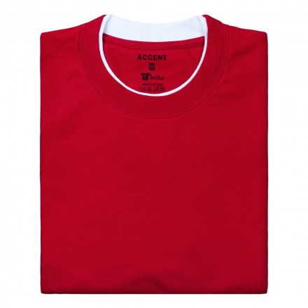 Футболка T-bolka Accent, красная