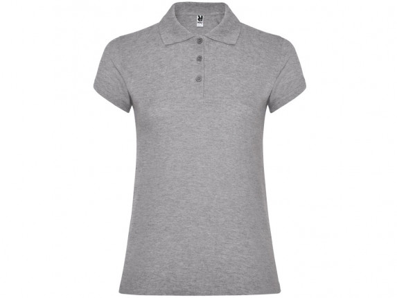 Рубашка поло Star женская, серый меланж