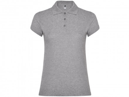 Рубашка поло Star женская, серый меланж