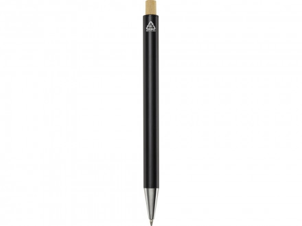 Cyrus шариковая ручка из переработанного алюминия, черный чернила - Черный