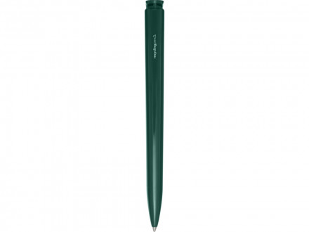 Lucia шариковая ручка из переработанной пластмассы - Зеленый лесной, синие чернила