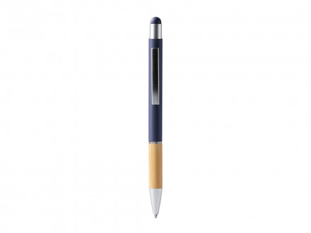 Ручка-стилус металлическая шариковая OLTEN, темно-синий