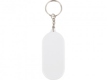 Брелок-футляр для  таблеток Pill, белый/синий