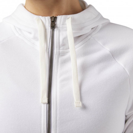Толстовка женская Elements French Terry Full Zip, белая