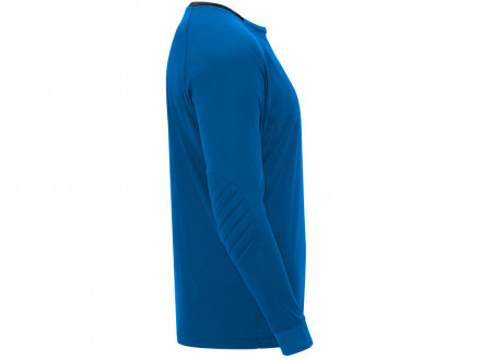Футболка Porto  мужская с длинным рукавом, королевский синий/черный