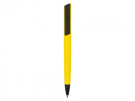 Ручка пластиковая шариковая C1 софт-тач, желтый