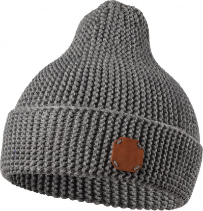 Шапка Brugge Even, серый меланж