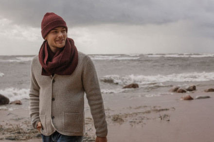 Шапка Brugge Even, серый меланж