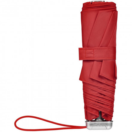Складной зонт Alu Drop S, 3 сложения, механический, красный