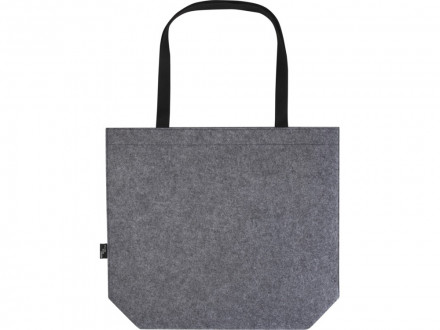 Эко-сумка фетровая Felta с широким дном , серый