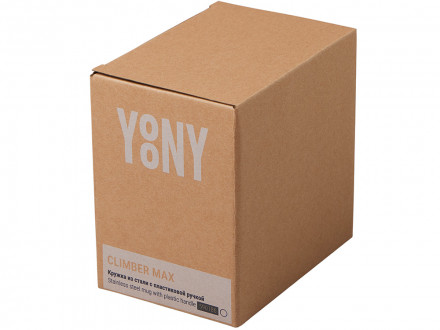 Стальная кружка с двойными стенками Climber Max, 450 мл, белый