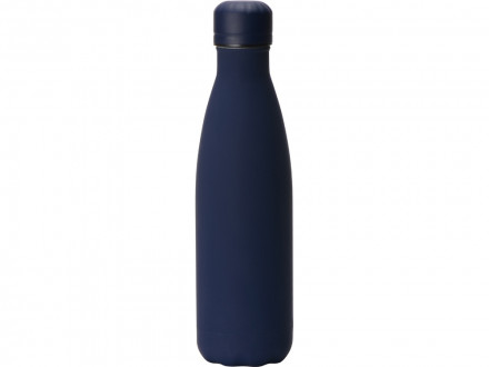 Термобутылка Актив Soft Touch, 500мл, темно-синий