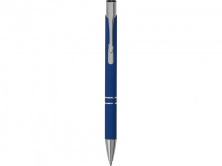 Ручка металлическая шариковая C1 софт-тач, синий