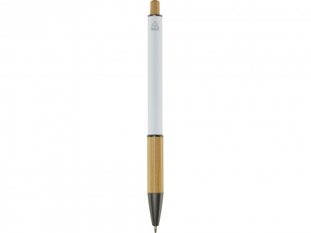 Darius шариковая ручка из переработанного алюминия, синие чернила - Белый