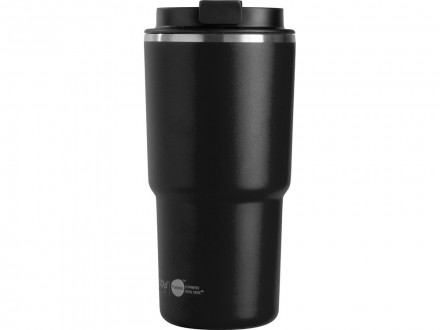 Вакуумная термокружка с  керамическим покрытием Pick-Up, 650 мл, черный