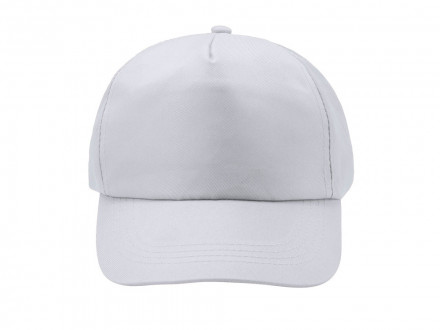 Бейсболка CALISTO из RPET 5-панельная, белый