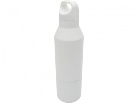 Изолированная бутылка из переработанной нержавеющей стали Odessy объемом 600 мл, белый
