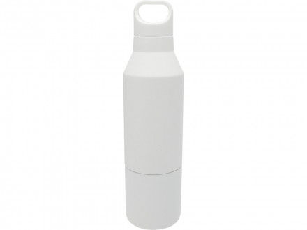Изолированная бутылка из переработанной нержавеющей стали Odessy объемом 600 мл, белый