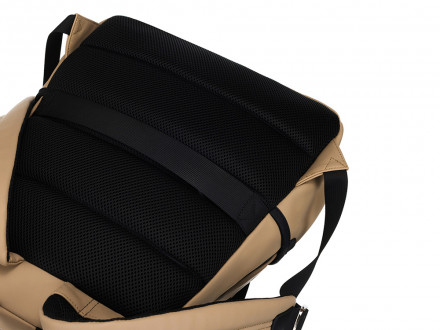 Рюкзак TORBER НОВА с отделением для ноутбука 14.1, бежевый, полиэстер, 31,5 х 12,5 х 39,5 см