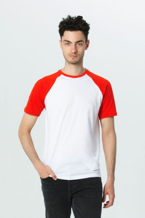 Футболка мужская T-bolka Bicolor, белая