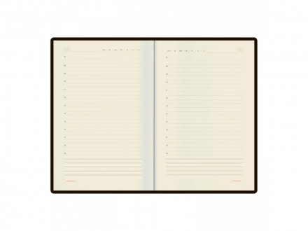 Ежедневник недатированный А5  Oxford, красный