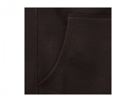 Толстовка Arora мужская с капюшоном, шоколадный коричневый