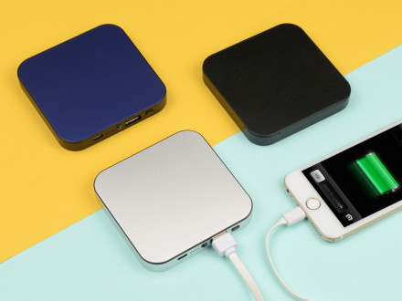 Портативное зарядное устройство Esquire, серебристый