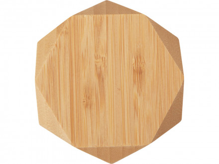 Беспроводное зарядное устройство Gex, 15 Вт, бамбук