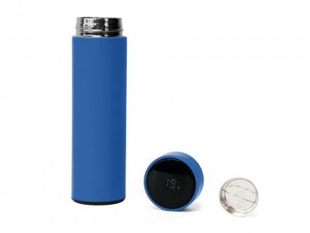 Подарочный набор FAMILY с термосом и термокружкой, синий