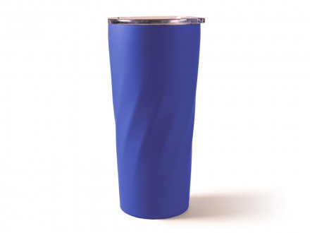 Подарочный набор FAMILY с термосом и термокружкой, синий