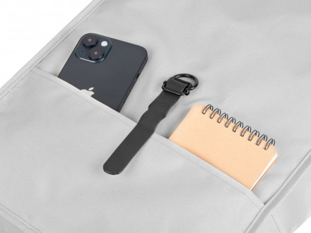 Рюкзак Rony из переработанного пластика, светло-серый