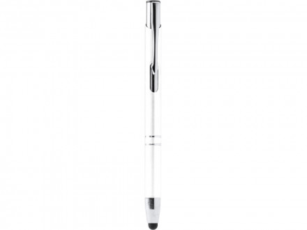 Ручка-стилус металлическая шариковая KRUGER, белый