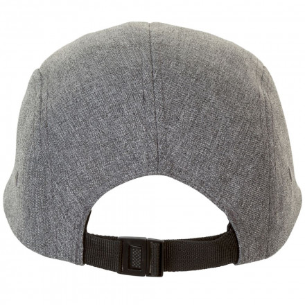 Бейсболка Ramsey, черный меланж с бордовым