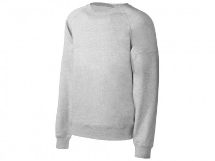 Свитшот оверсайз Paris, унисекс, серый меланж