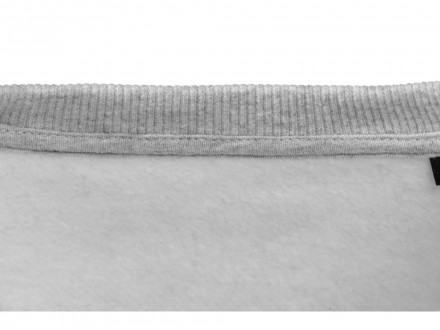 Свитшот оверсайз Paris, унисекс, серый меланж