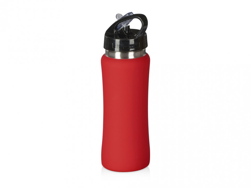 Бутылка для воды Bottle C1, сталь, soft touch, 600 мл, красный (Р)