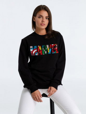 Свитшот Marvel Avengers, черный