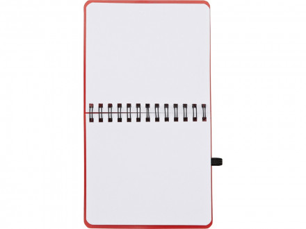 Блокнот А6 Журналист с ручкой, красный