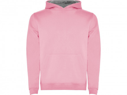 Толстовка с капюшоном Urban детская, светло-розовый/серый меланж