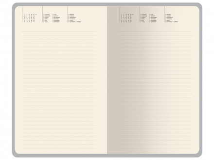 Ежедневник недатированный А5 Valencia, черный