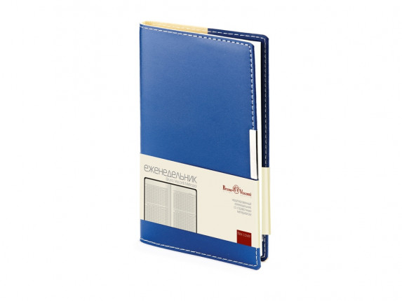 Еженедельник недатированный А6 Metropol, синий