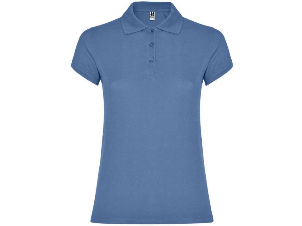 Рубашка-поло Star женская, лазурно-голубой