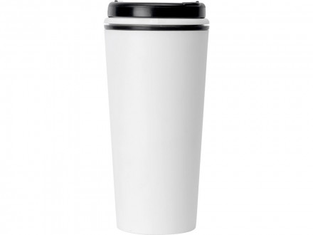 Стакан-тамблер Moment с кофейной крышкой, 350 мл, цвет белый