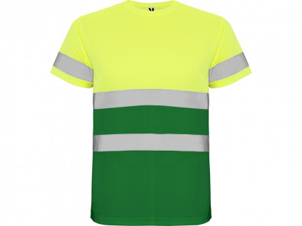 Футболка Delta мужская, садовый зеленый/неоновый желтый