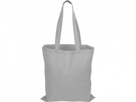 Сумка для шопинга Carryme 140 хлопковая, 140 г/м2, серый